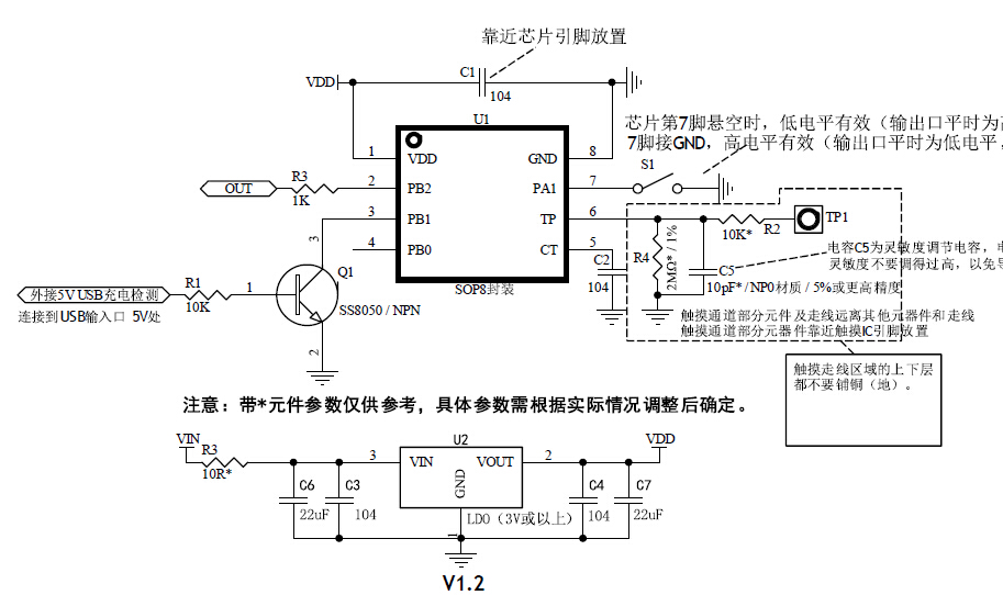 JM02B音乐花盆触摸芯片方案