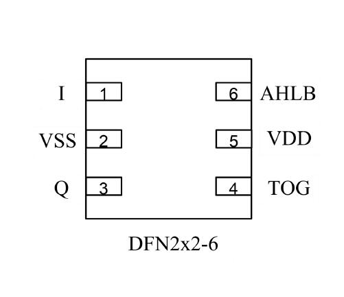 JM8233 DFN2*2-6L 低功耗单键触摸芯片 蓝牙耳机触控方案