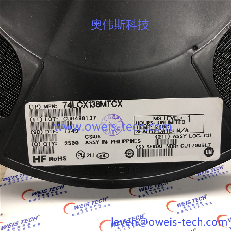74LCX138MTCX FAIRCHILD/仙童-奥伟斯科技