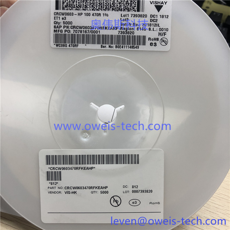 CRCW0603470RFKEAHP 奥伟斯科技