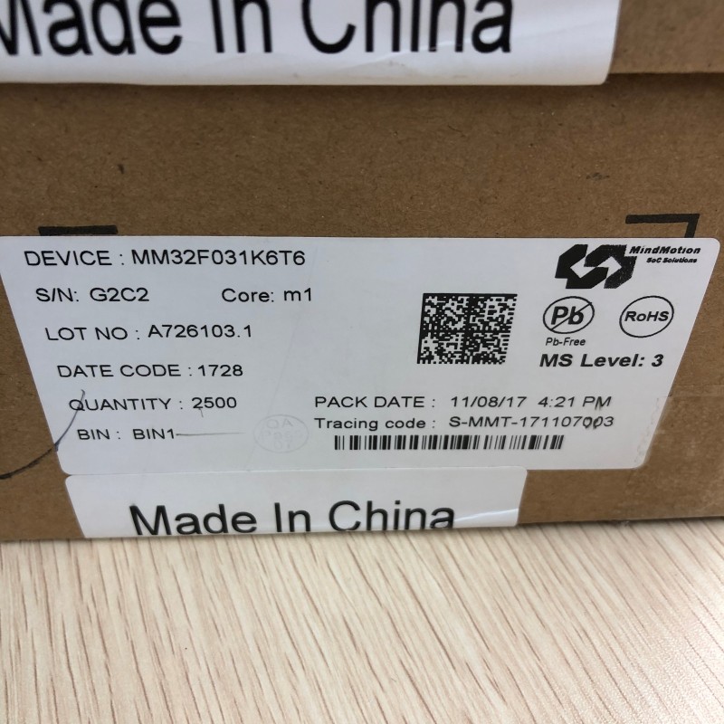 奥伟斯科技 MM32F031K6T6 MINDMOTION