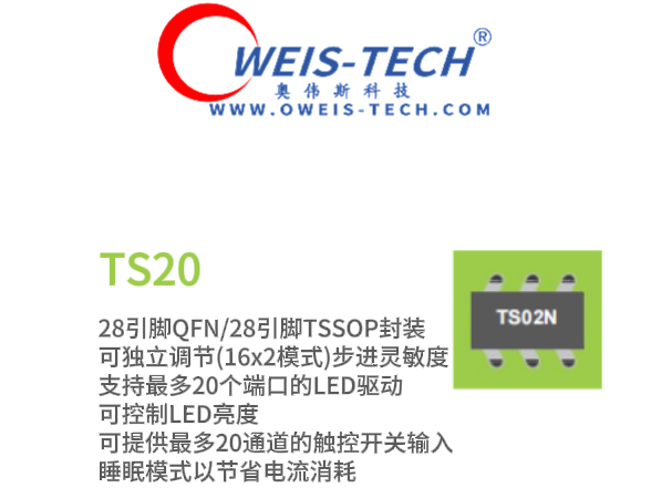 【奥伟斯OWEIS】ADS 触控芯片全场景解决方案：从家电、消费电子到智能安防的成熟应用